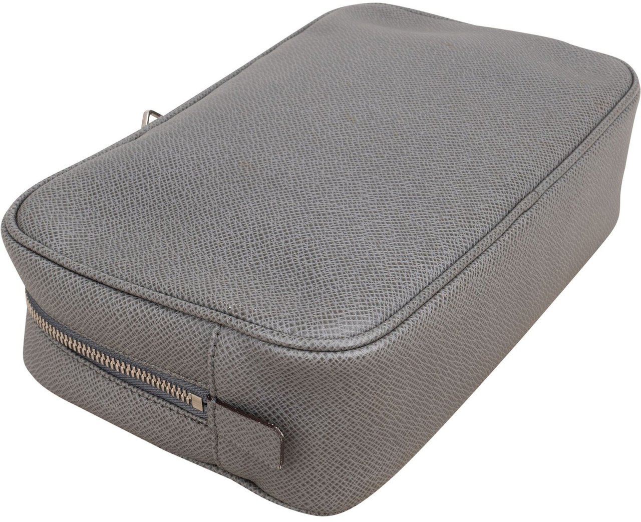 Louis Vuitton Louis Vuitton Taiga Leather Trousse Toilette Clutch Bag Donkergrijs