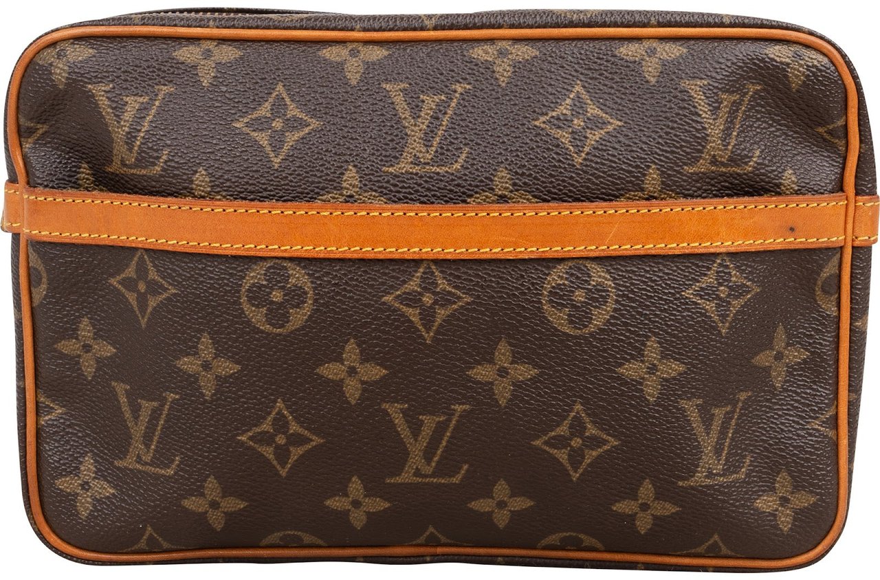 Louis Vuitton Louis Vuitton Monogram Canvas Compiegne 23 Clutch Bruin