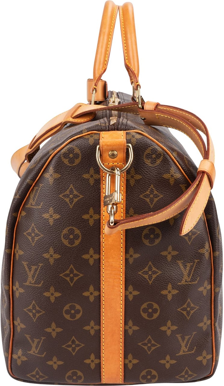 Louis Vuitton Louis Vuitton Monogram Canvas Keepall 50 Bandoulière Travel Bag Bruin