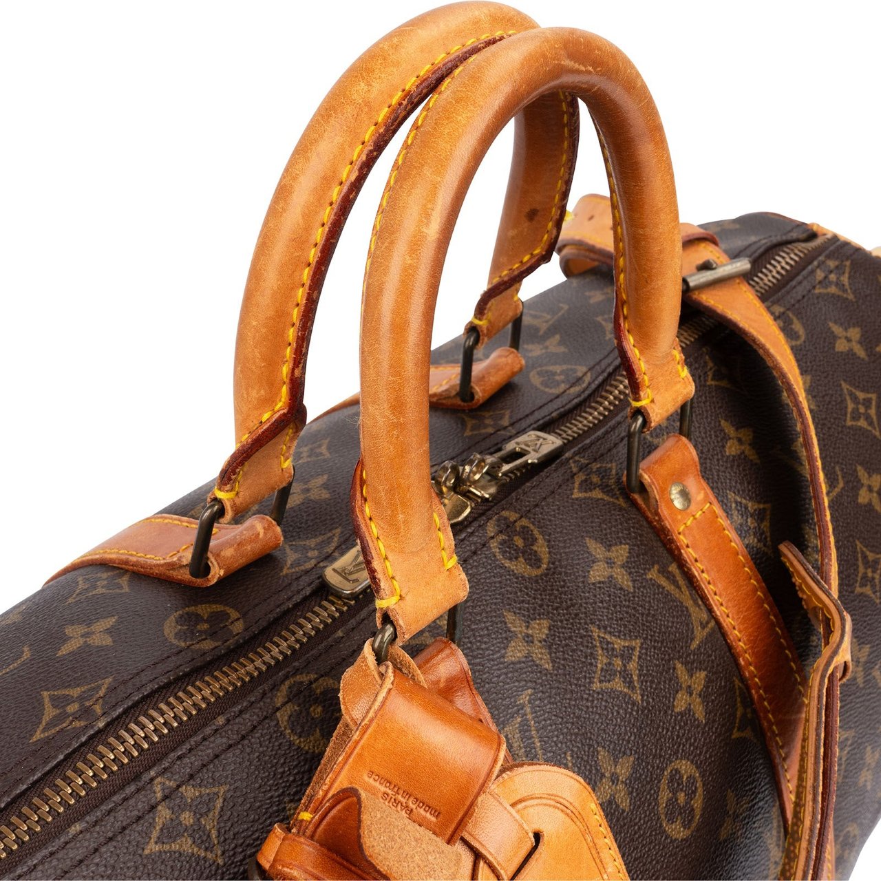 Louis Vuitton Louis Vuitton Monogram Canvas Keepall 45 Bandoulière Travel Bag Bruin