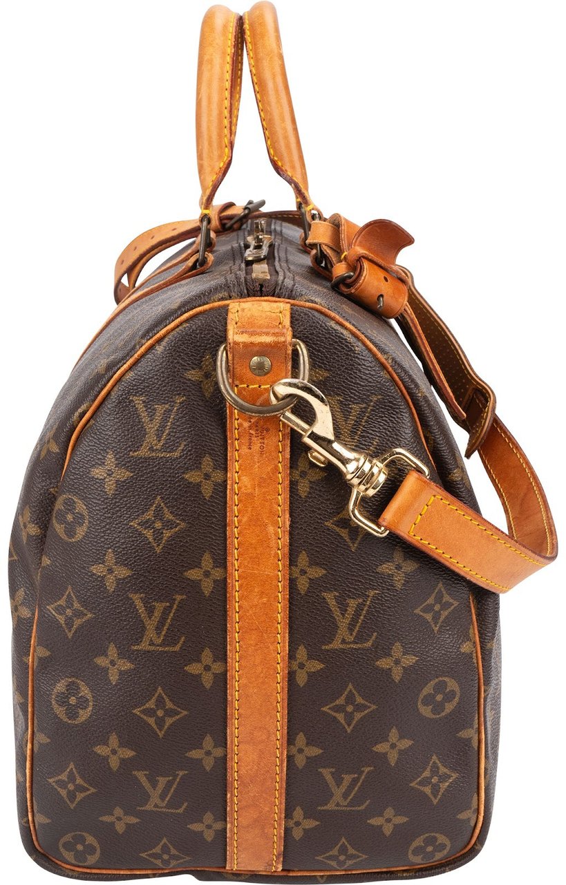 Louis Vuitton Louis Vuitton Monogram Canvas Keepall 45 Bandoulière Travel Bag Bruin