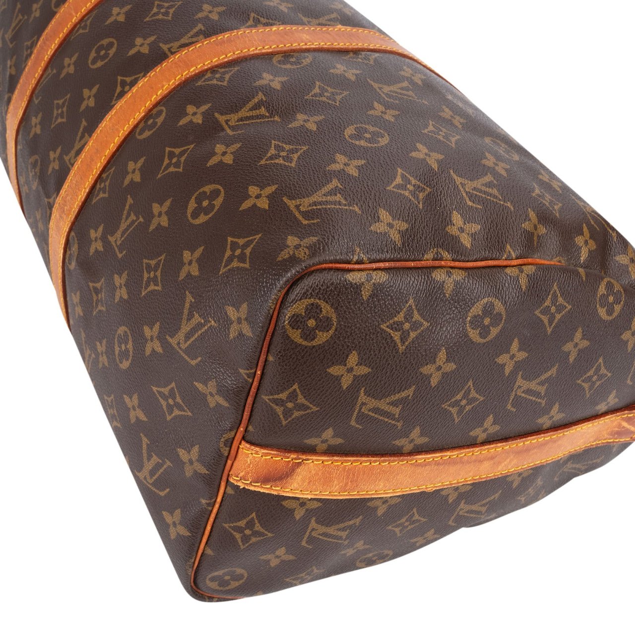 Louis Vuitton Louis Vuitton Monogram Canvas Keepall 45 Bandoulière Travel Bag Bruin