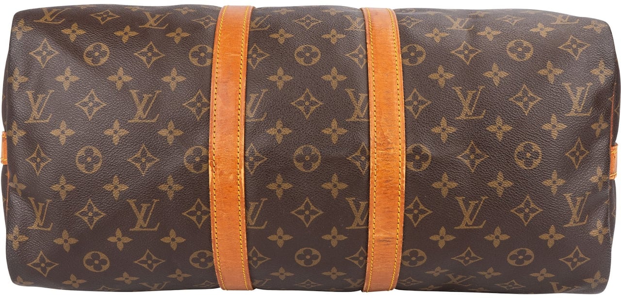 Louis Vuitton Louis Vuitton Monogram Canvas Keepall 45 Bandoulière Travel Bag Bruin