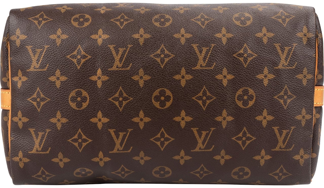 Louis Vuitton Monogram Canvas Speedy 30 Bandoulière Crossbody Handbag Bruin