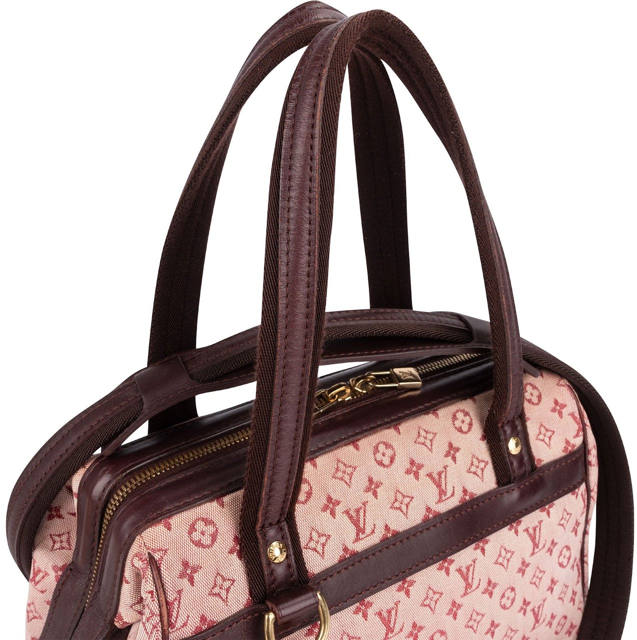 Louis Vuitton Louis Vuitton Mini Lin Monogram Josephine PM Handbag Rood