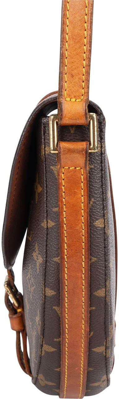 Louis Vuitton Monogram Canvas Chantilly MM Crossbody Bag Bruin