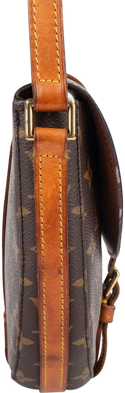 Louis Vuitton Monogram Canvas Chantilly MM Crossbody Bag Bruin