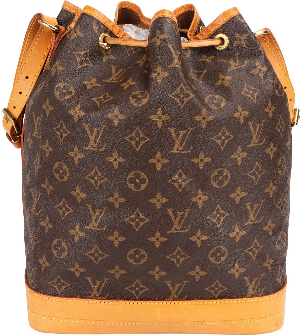 Louis Vuitton Monogram Canvas Sac Noé Grande Shoulder Bag Bruin