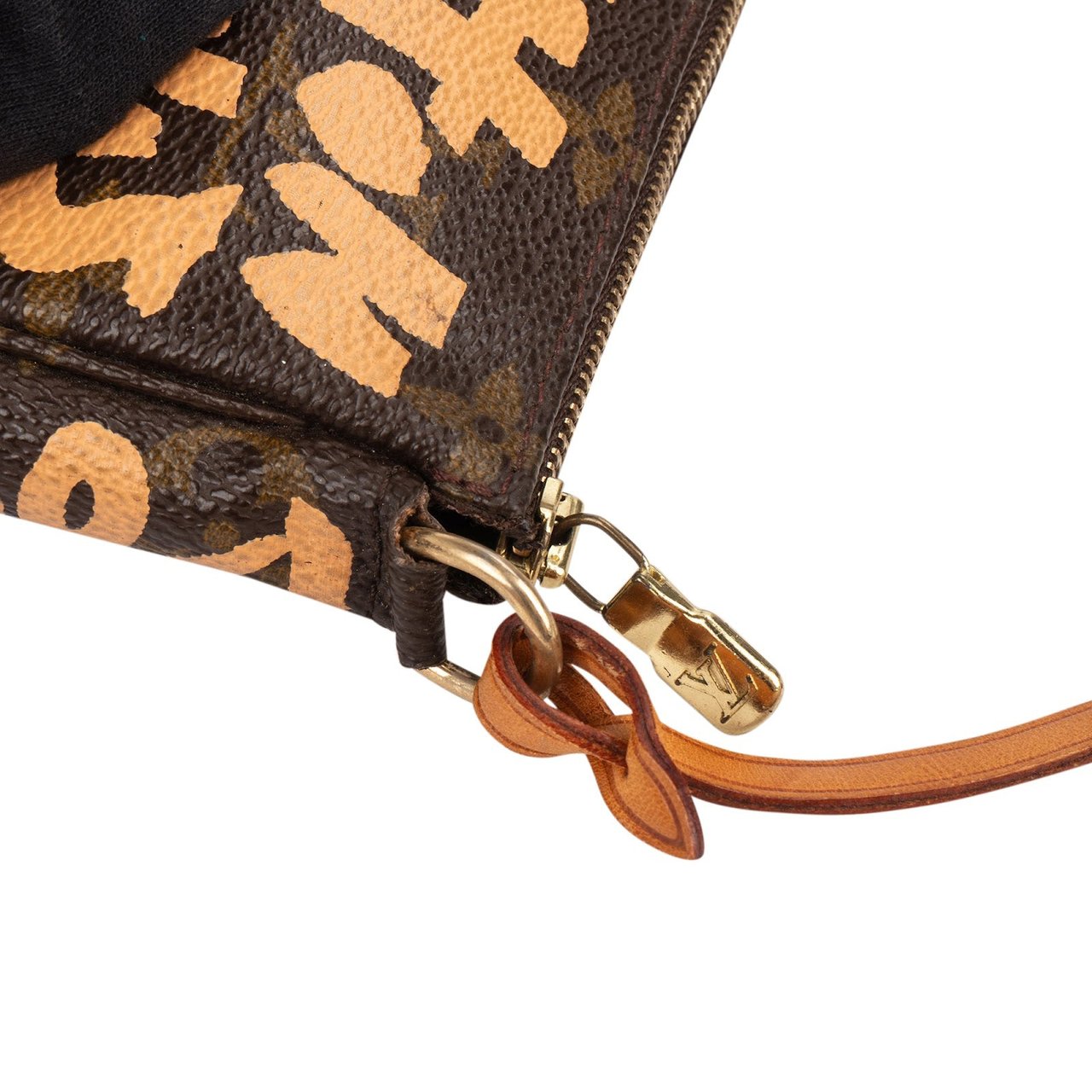 Louis Vuitton Louis Vuitton Limited Monogram Graffiti Pochette Accessoires Handbag Bruin