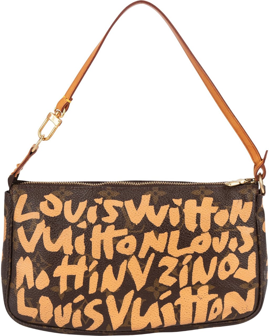 Louis Vuitton Louis Vuitton Limited Monogram Graffiti Pochette Accessoires Handbag Bruin
