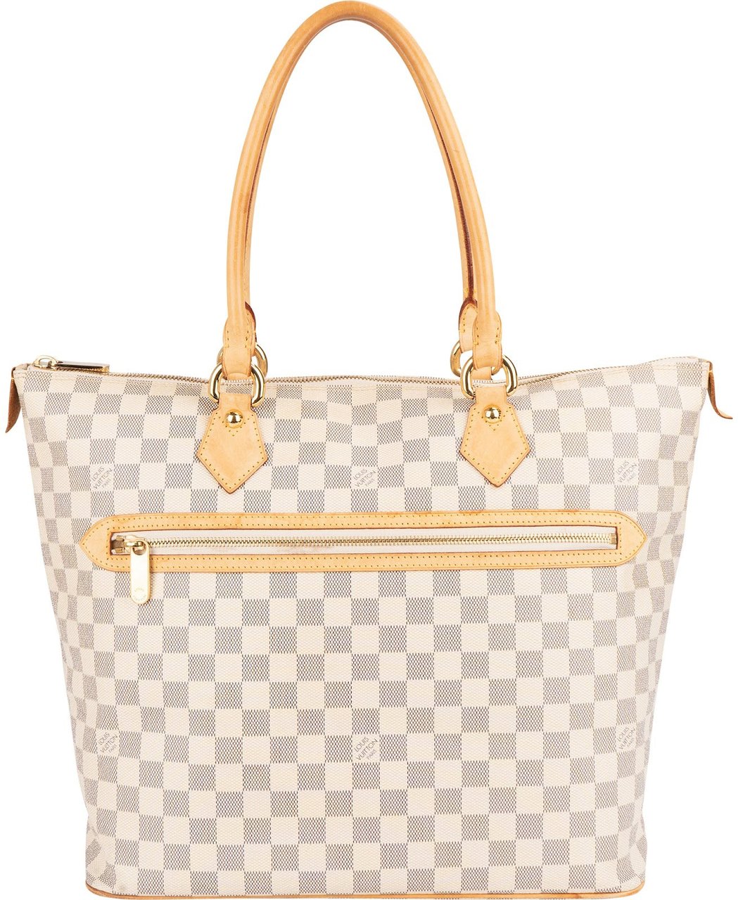 Louis Vuitton Louis Vuitton Monogram Damier Azur Saleya GM Handbag Wit
