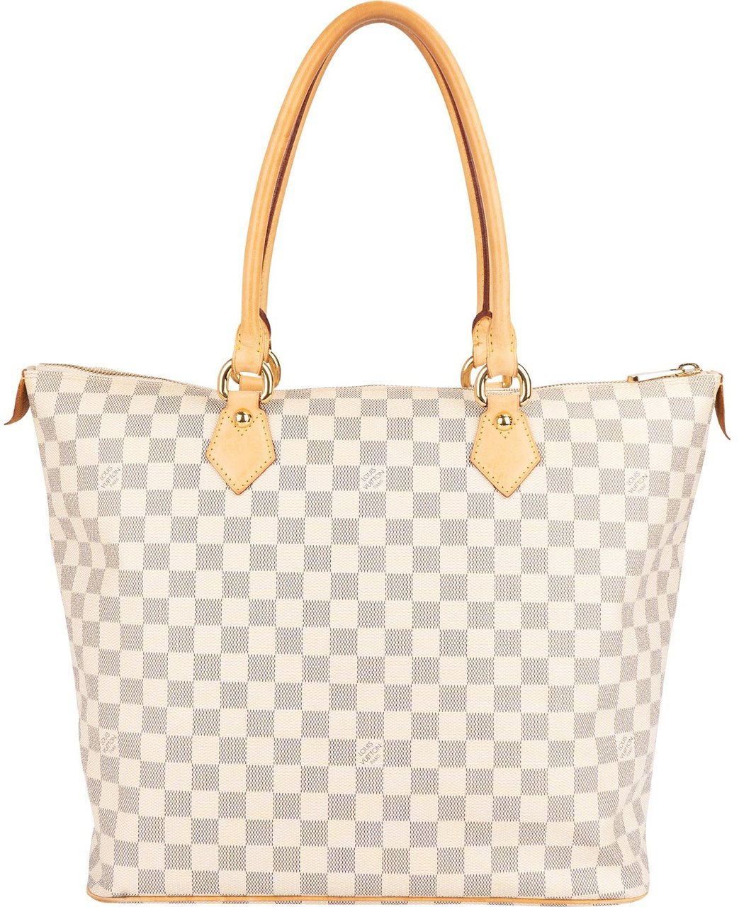 Louis Vuitton Louis Vuitton Monogram Damier Azur Saleya GM Handbag Wit