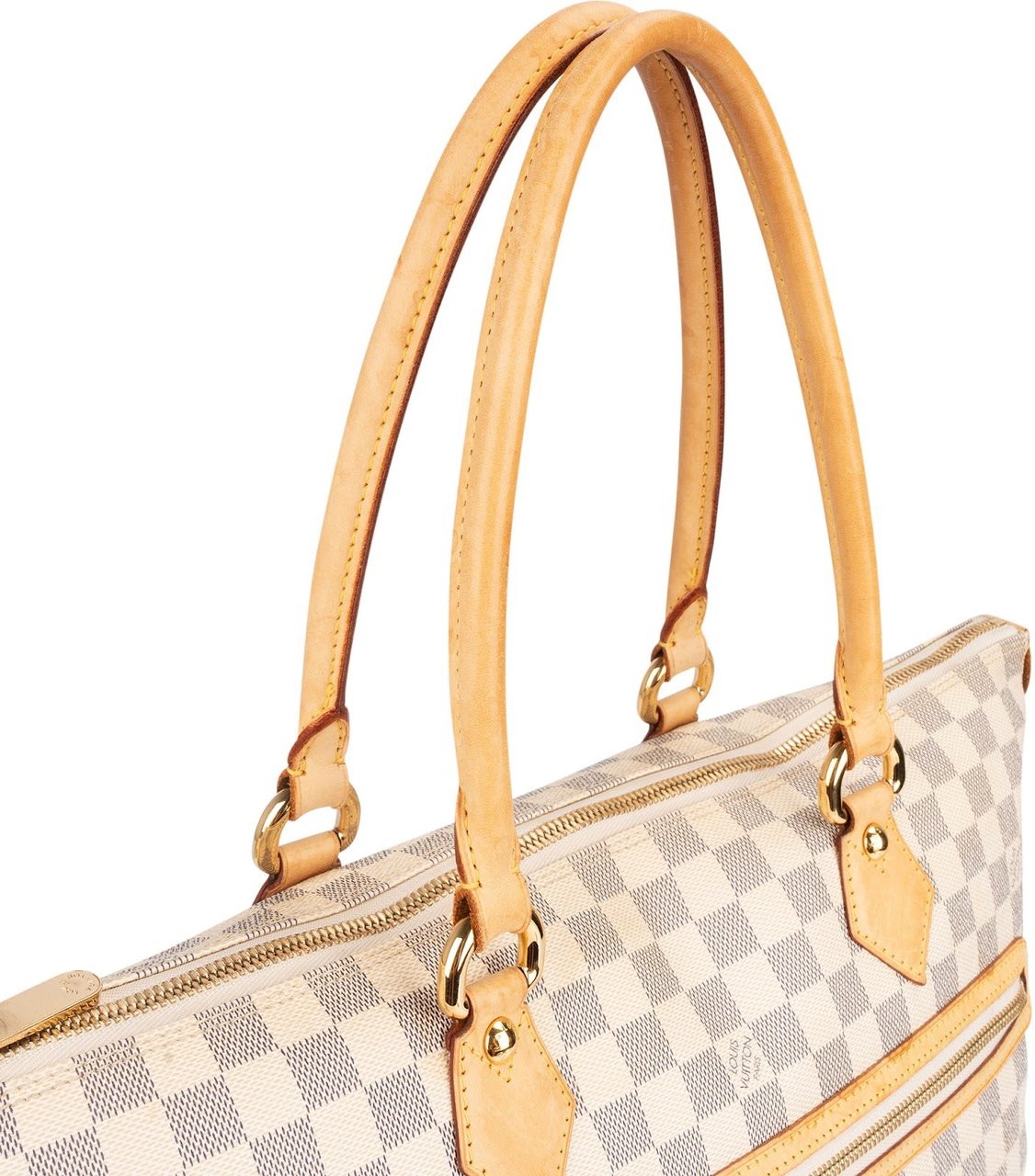 Louis Vuitton Louis Vuitton Monogram Damier Azur Saleya GM Handbag Wit