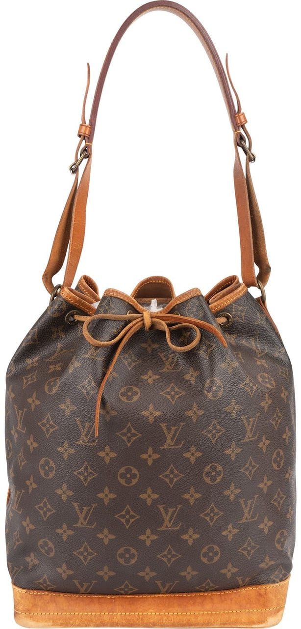 Louis Vuitton Monogram Canvas Sac Noé Grande Shoulder Bag Bruin