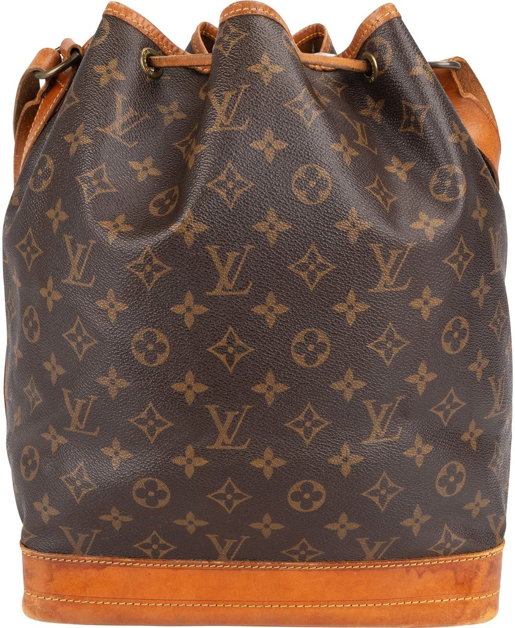 Louis Vuitton Monogram Canvas Sac Noé Grande Shoulder Bag Bruin