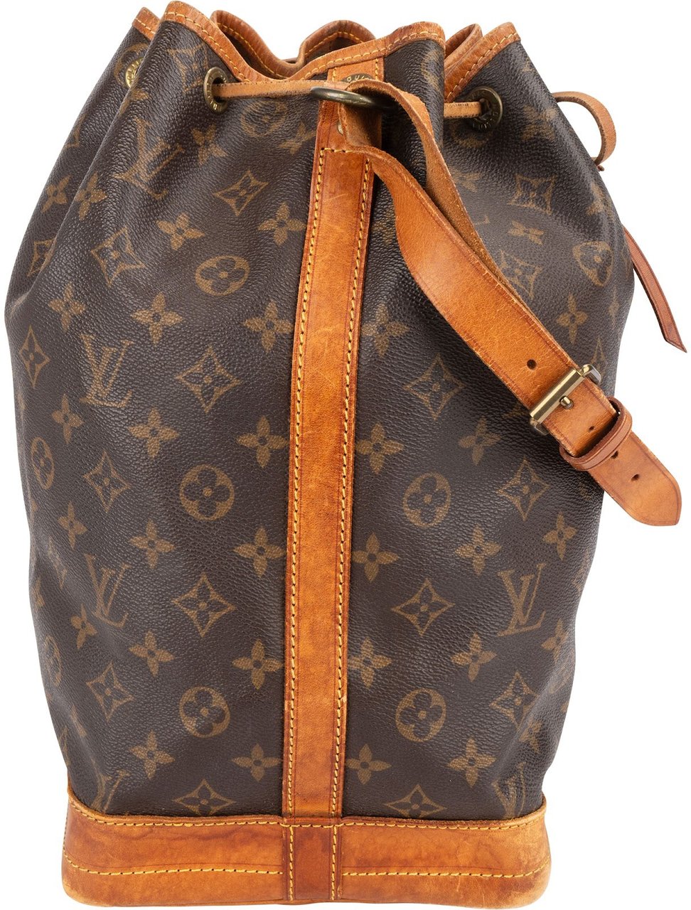 Louis Vuitton Monogram Canvas Sac Noé Grande Shoulder Bag Bruin