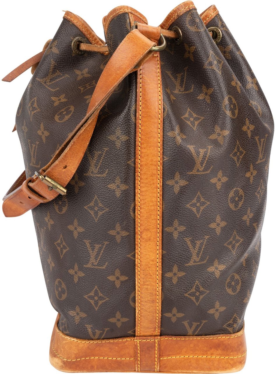 Louis Vuitton Monogram Canvas Sac Noé Grande Shoulder Bag Bruin