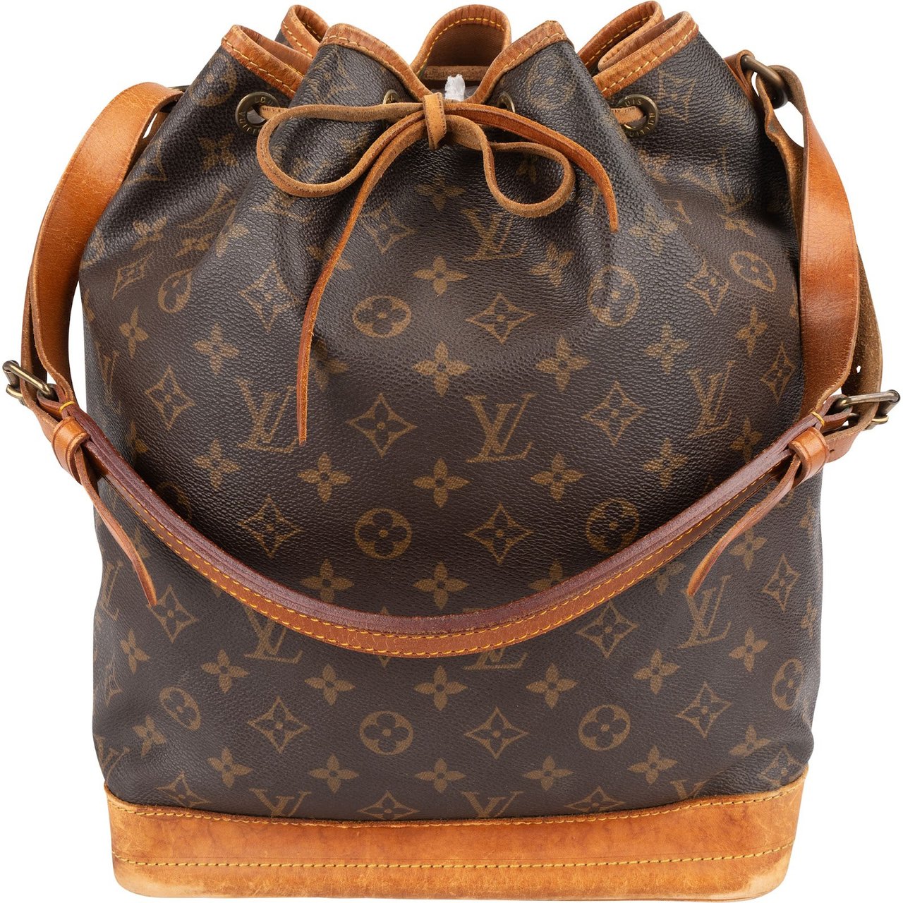 Louis Vuitton Monogram Canvas Sac Noé Grande Shoulder Bag Bruin