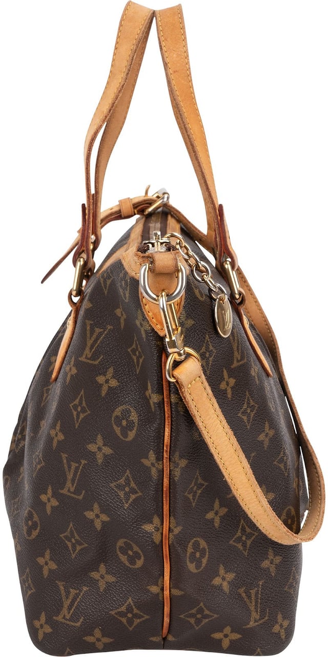 Louis Vuitton Louis Vuitton Canvas Monogram Palermo PM Handbag Bruin