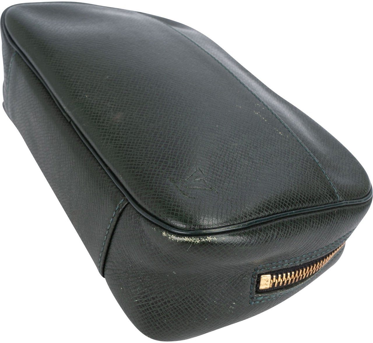 Louis Vuitton Louis Vuitton Green Taiga Leather Trousse Toilette Pouch Groen