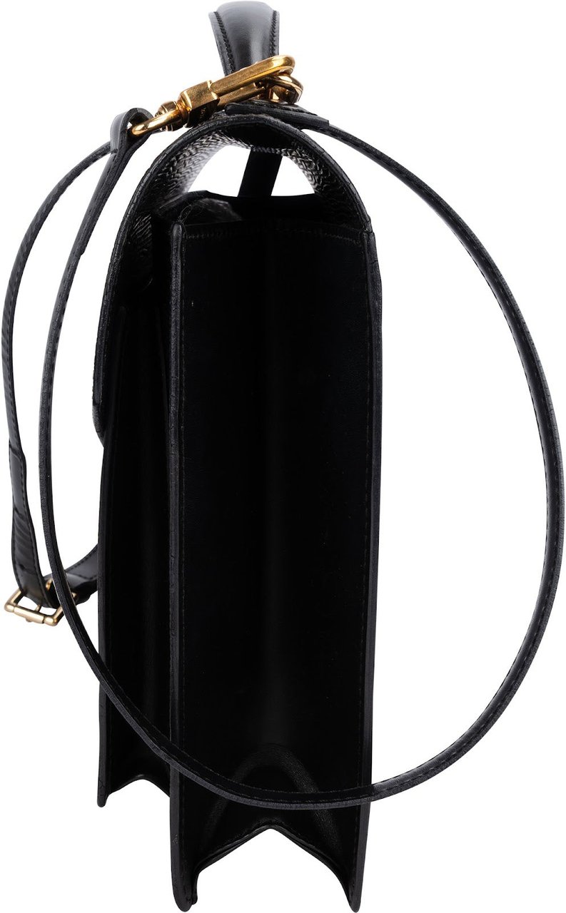 Louis Vuitton Louis Vuitton Noir Epi Leather Monceau Handbag Zwart