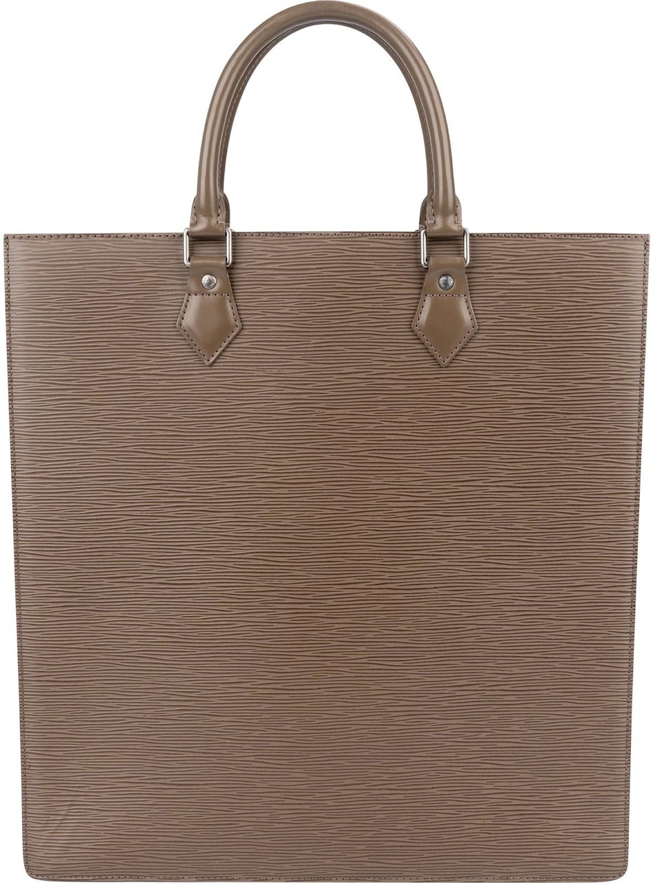 Louis Vuitton Louis Vuitton Taupe Epi Leather Sac Plat Handbag Taupe