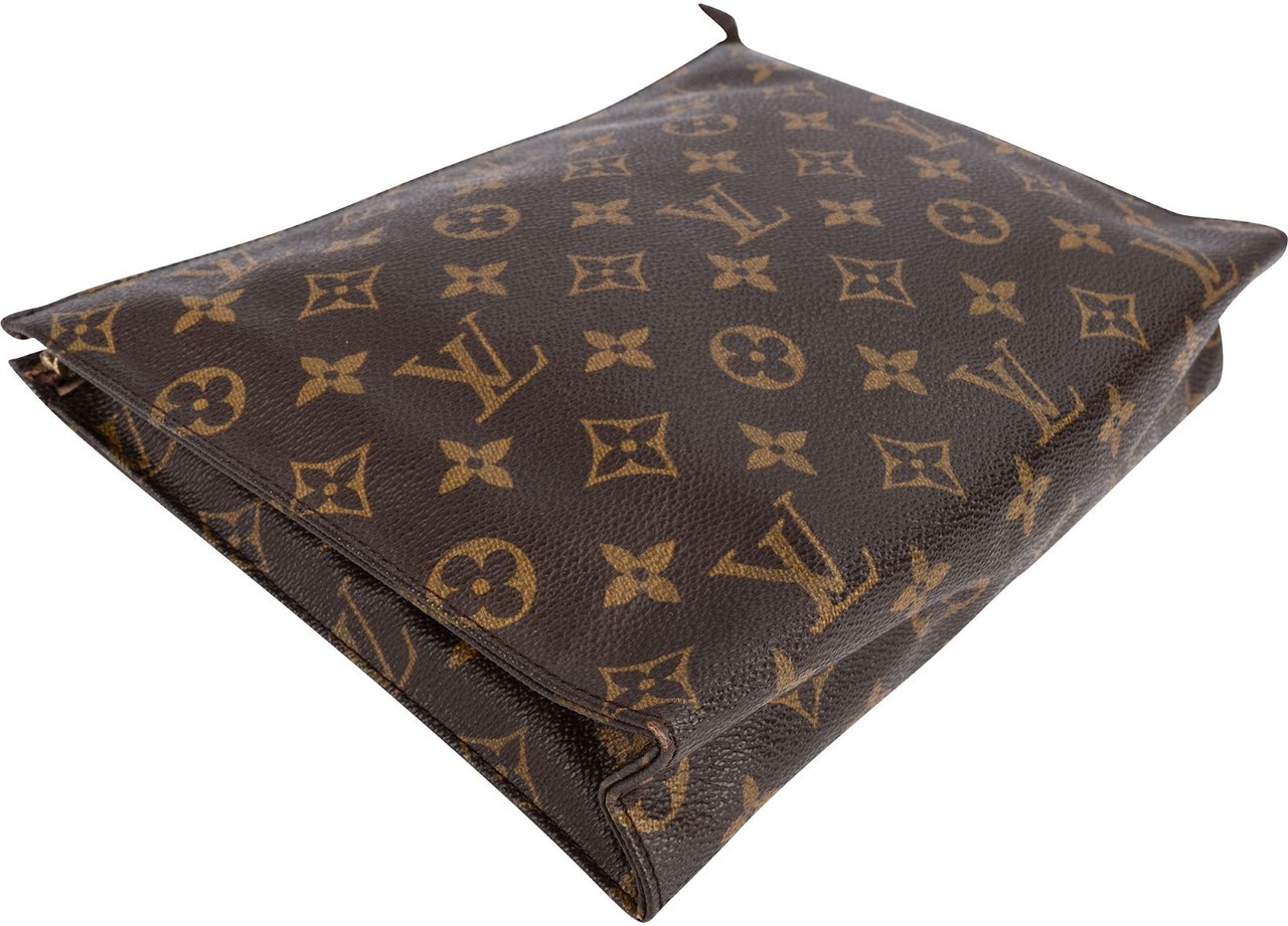 Louis Vuitton Louis Vuitton Monogram Canvas Poche Toilette 26 Clutch Bruin