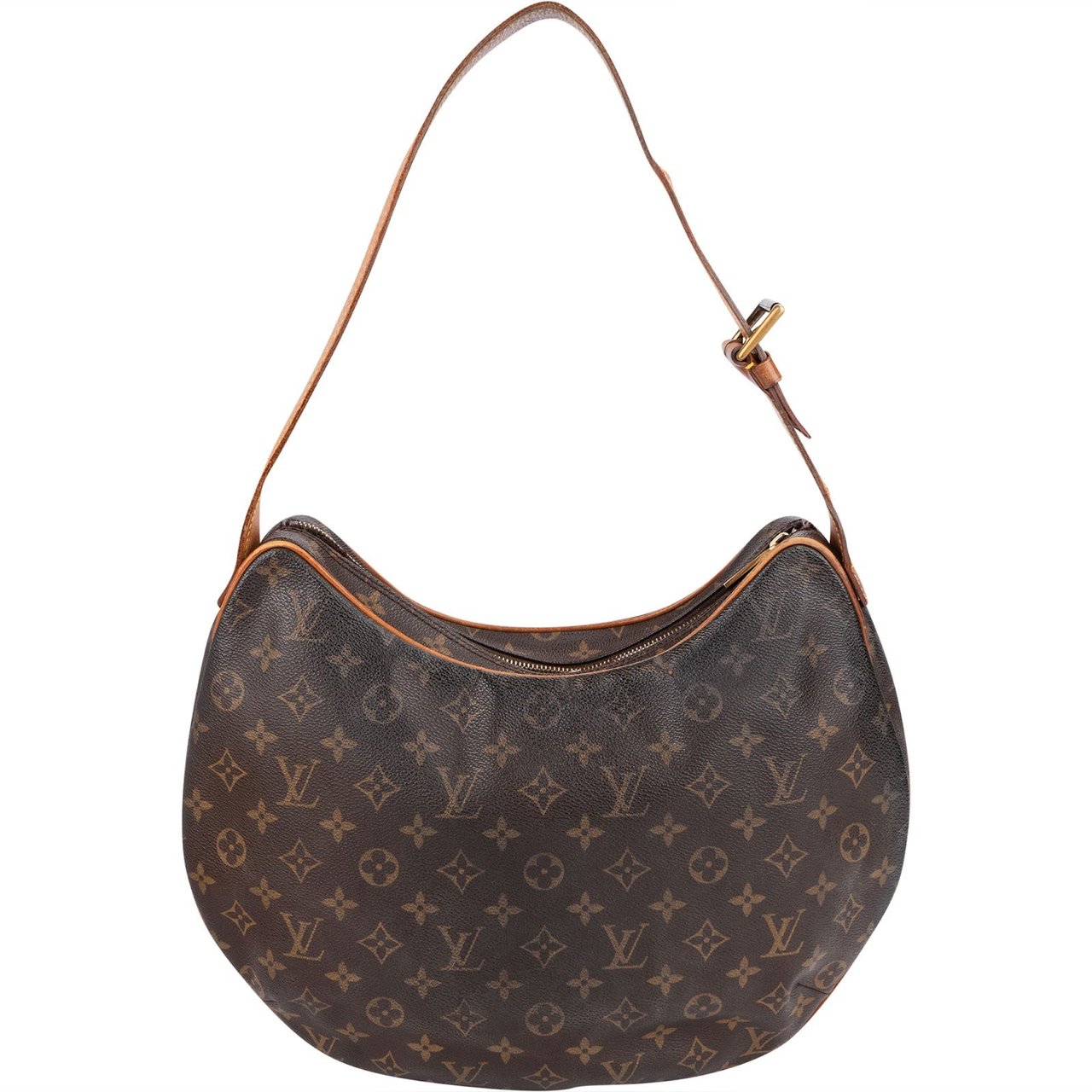 Louis Vuitton Monogram Canvas Croissant GM Shoulder Bag Bruin