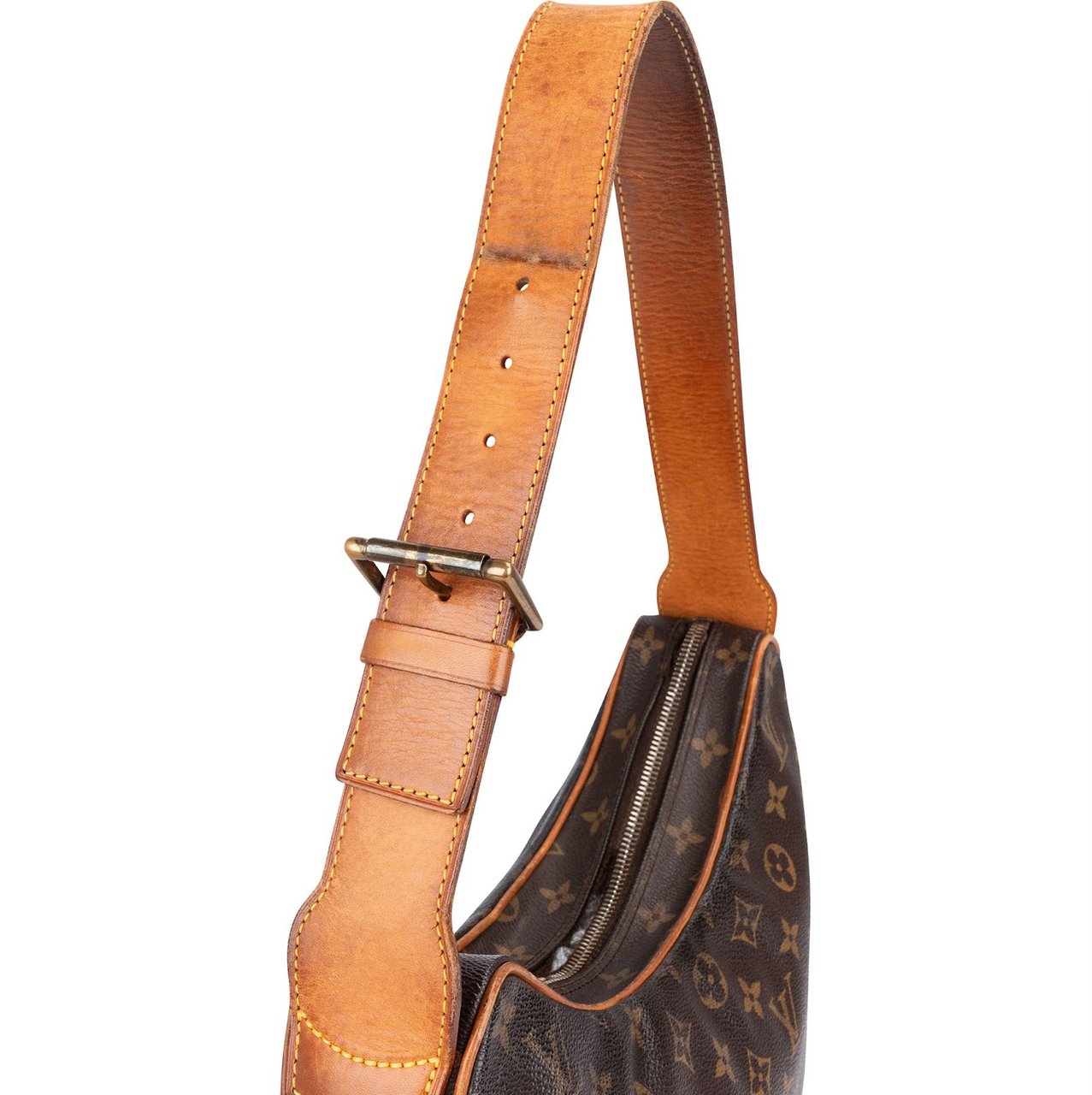 Louis Vuitton Monogram Canvas Croissant GM Shoulder Bag Bruin