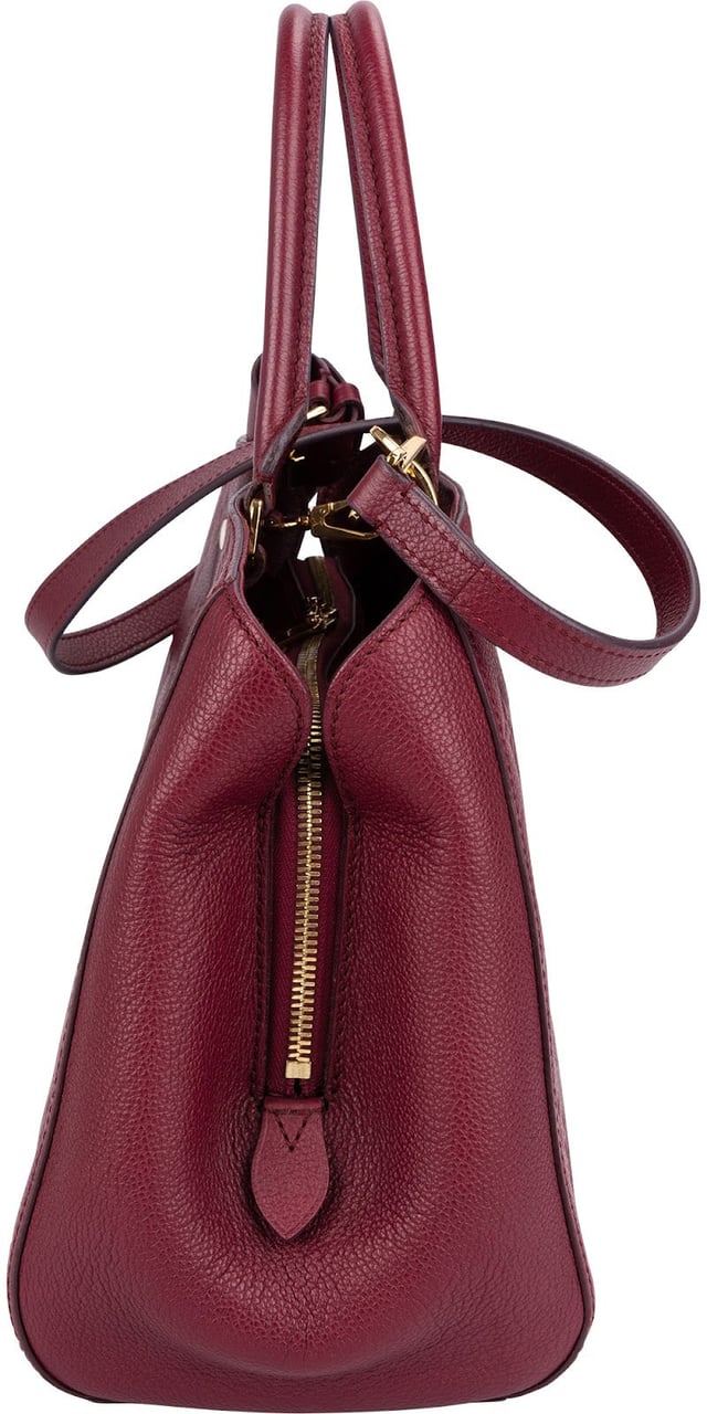 Louis Vuitton Leather Monogram Empreinte Montaigne MM Handbag Rood