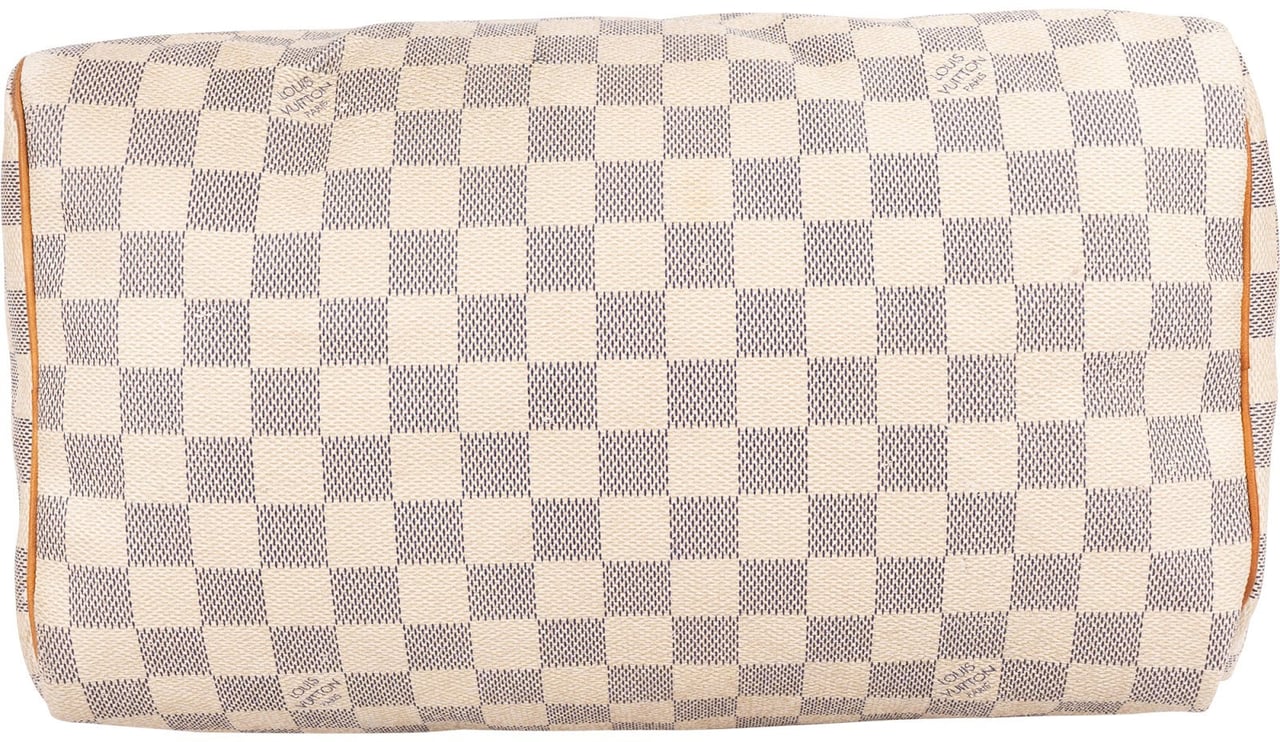 Louis Vuitton Louis Vuitton Monogram Damier Azur Speedy 30 Handbag Divers