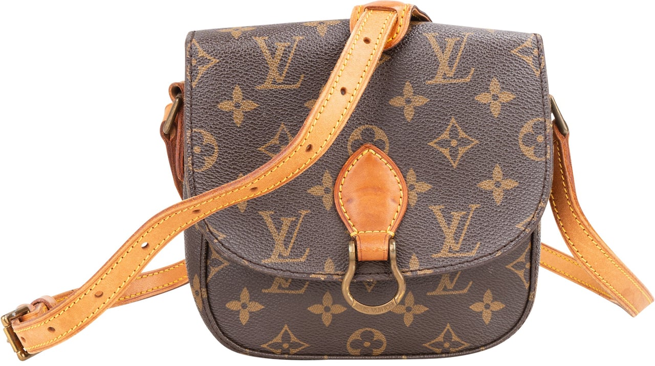 Louis Vuitton Louis Vuitton Canvas Monogram Saint Cloud PM Crossbody Bag Bruin