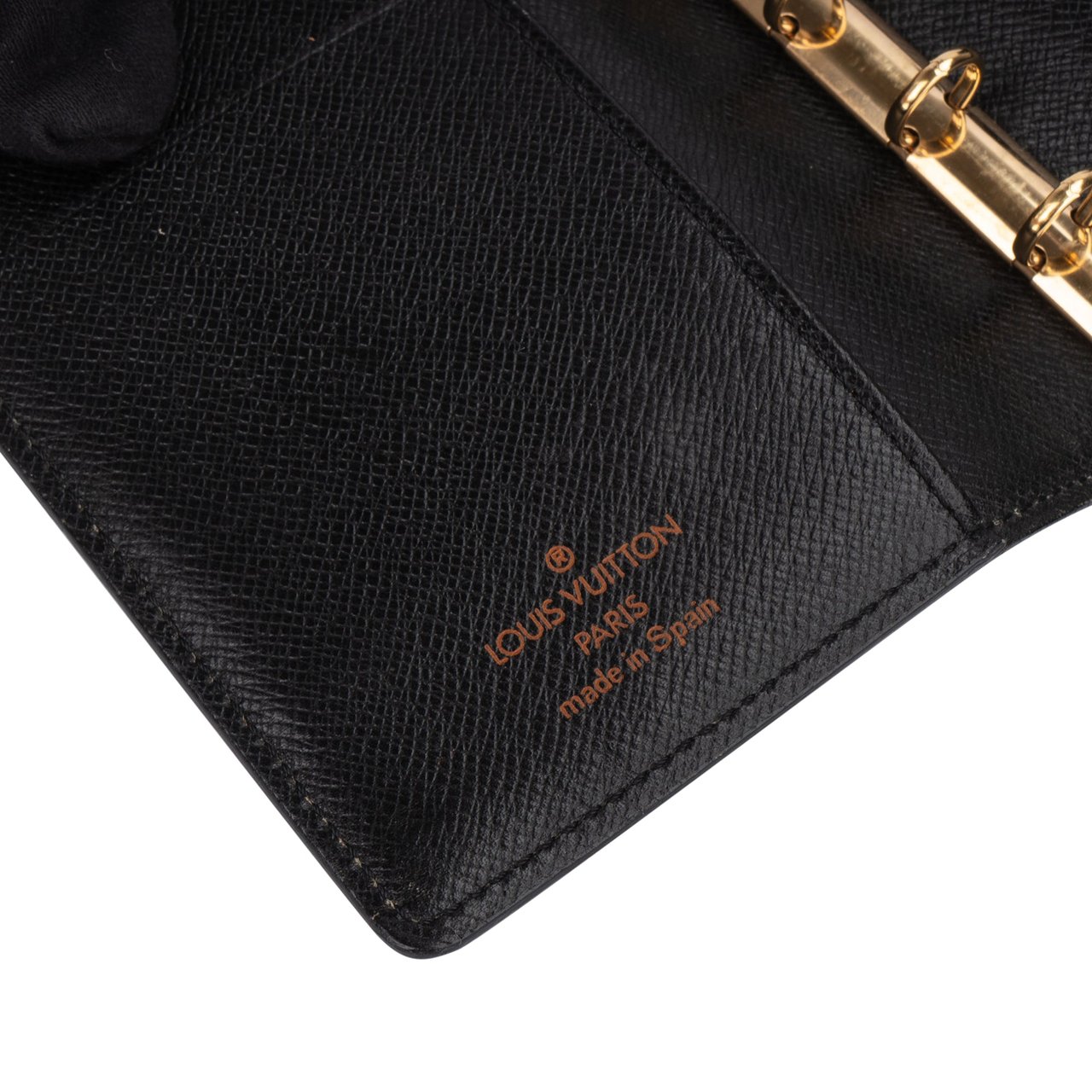 Louis Vuitton Louis Vuitton Noir Epi Leather Agenda PM Divers