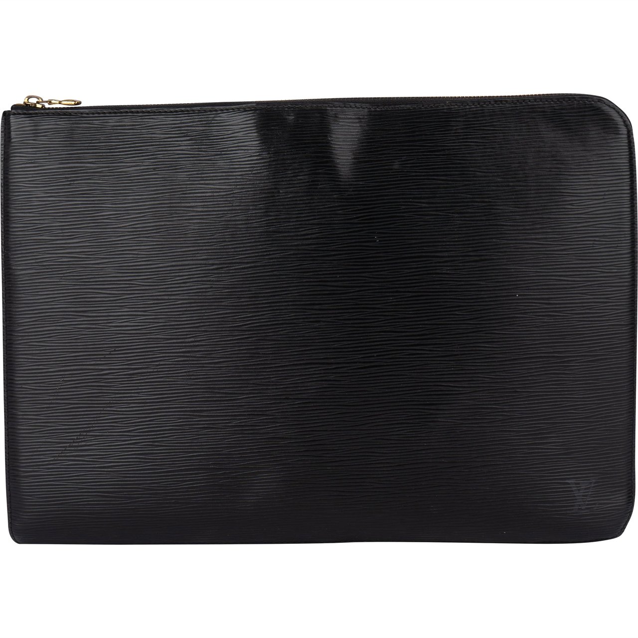Louis Vuitton Louis Vuitton Noir Epi Leather Laptop Clutch Divers