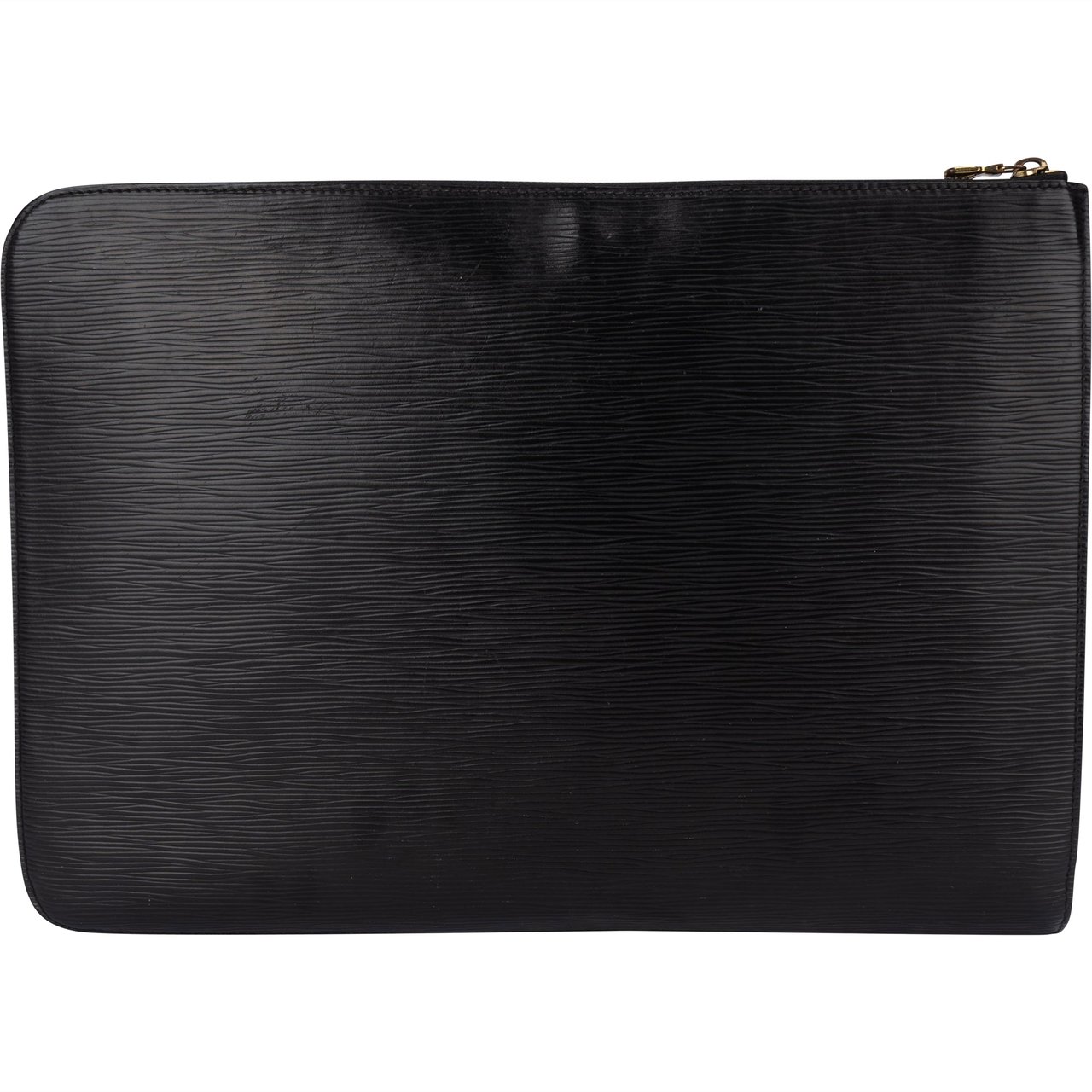 Louis Vuitton Louis Vuitton Noir Epi Leather Laptop Clutch Divers