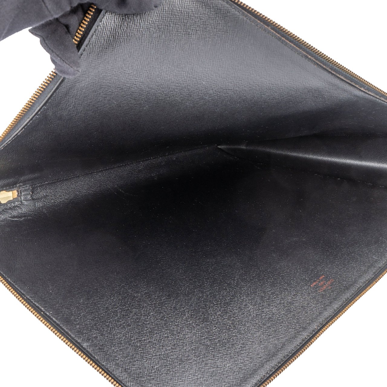 Louis Vuitton Louis Vuitton Noir Epi Leather Laptop Clutch Divers