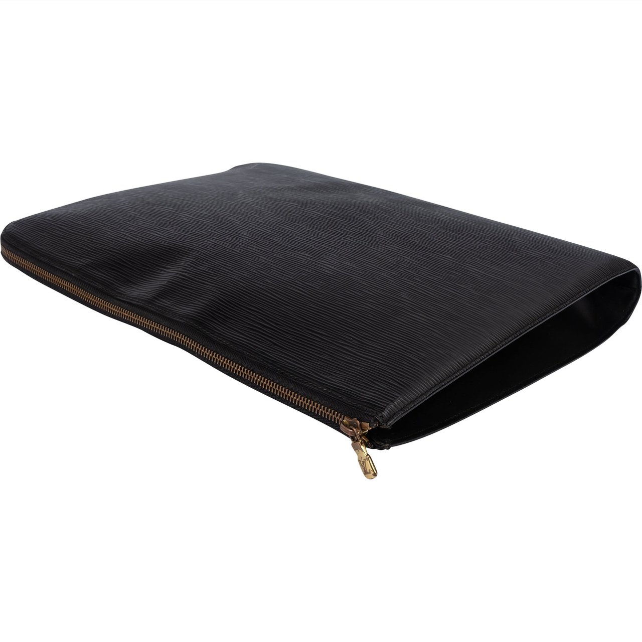 Louis Vuitton Louis Vuitton Noir Epi Leather Laptop Clutch Divers