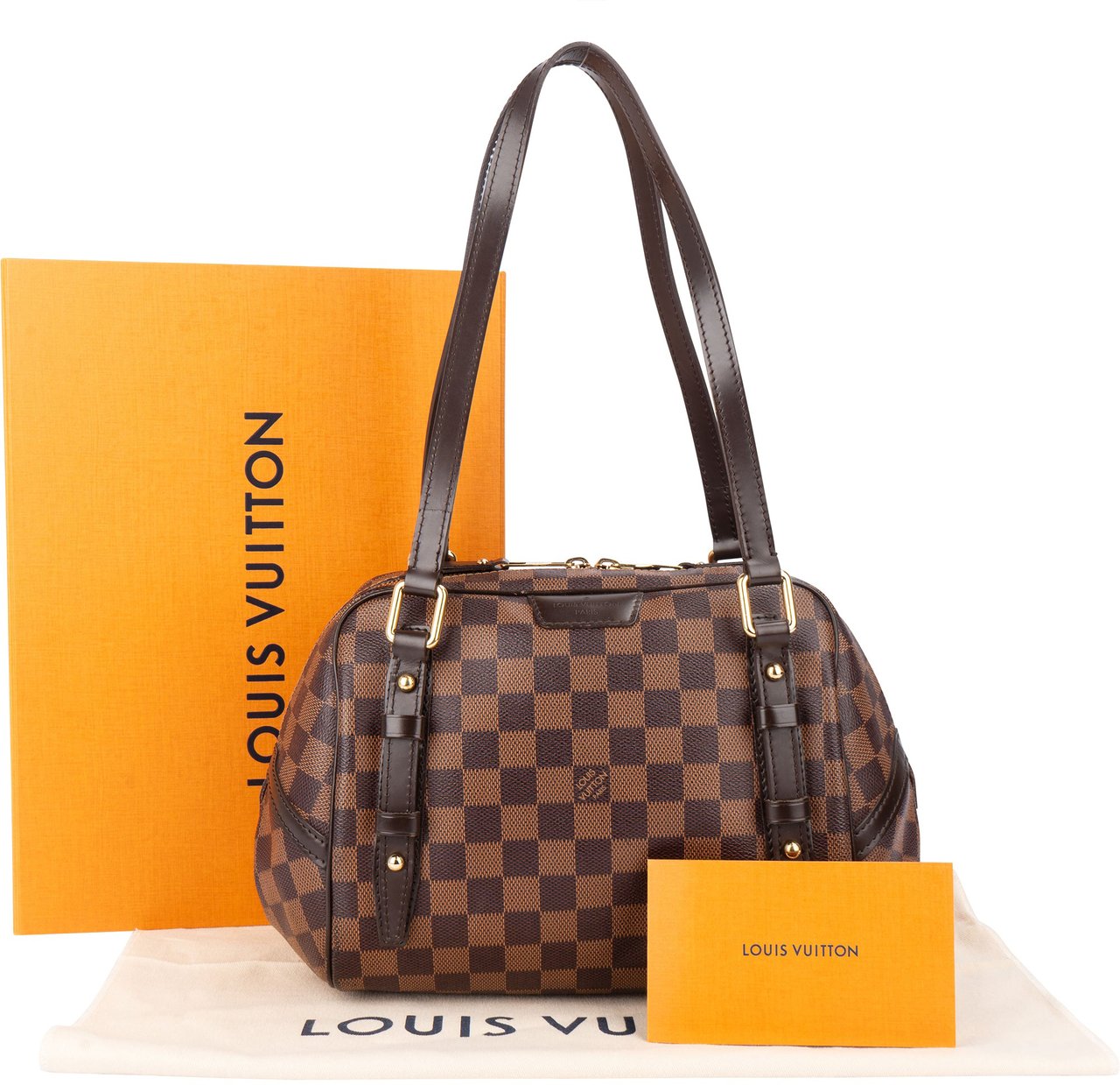 Louis Vuitton Louis Vuitton Damier Ebene Rivington PM Shoulder Bag Divers