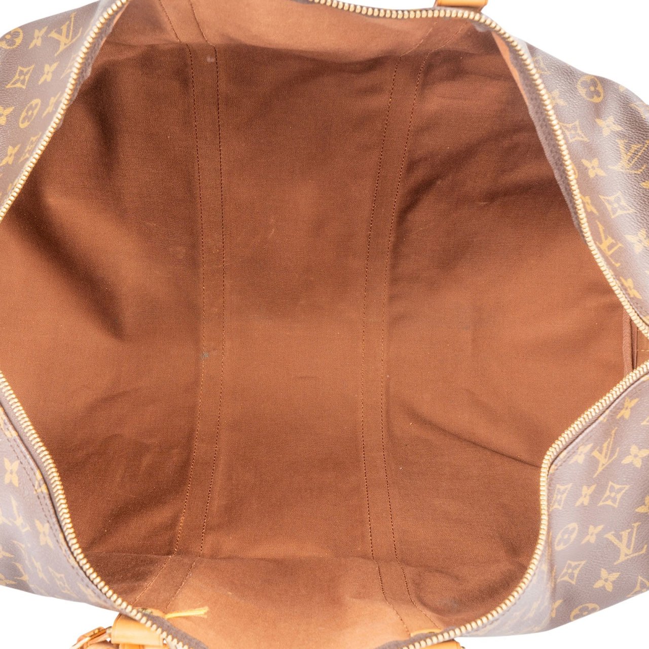 Louis Vuitton Louis Vuitton Monogram Canvas Keepall 60 Bandoulière Travel Bag Bruin