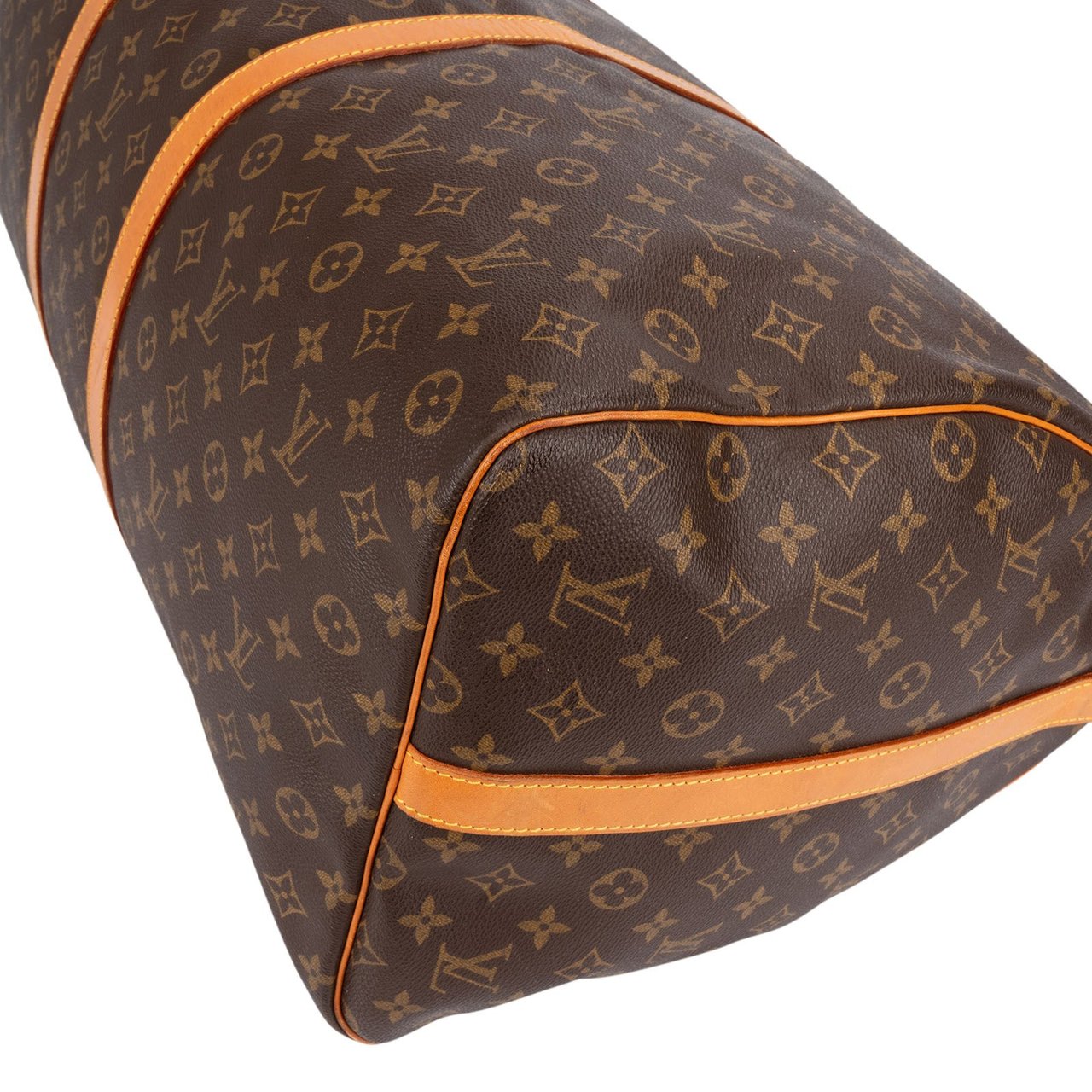 Louis Vuitton Louis Vuitton Monogram Canvas Keepall 60 Bandoulière Travel Bag Bruin