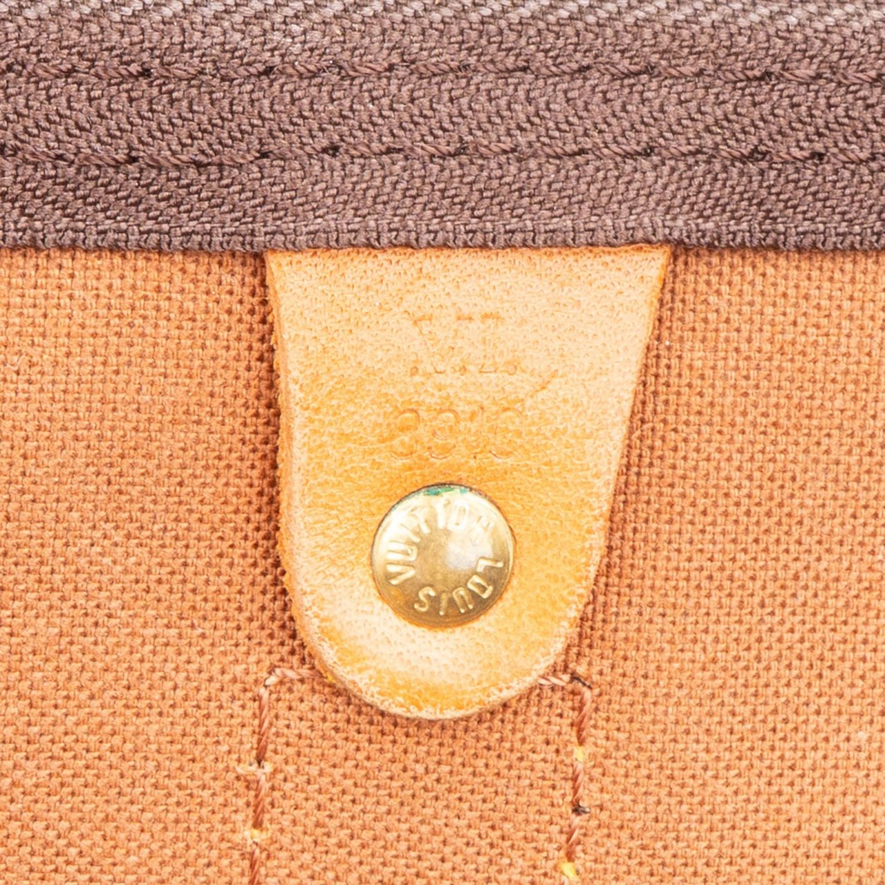 Louis Vuitton Monogram Canvas Keepall 50 Bandoulière Travel Bag Bruin
