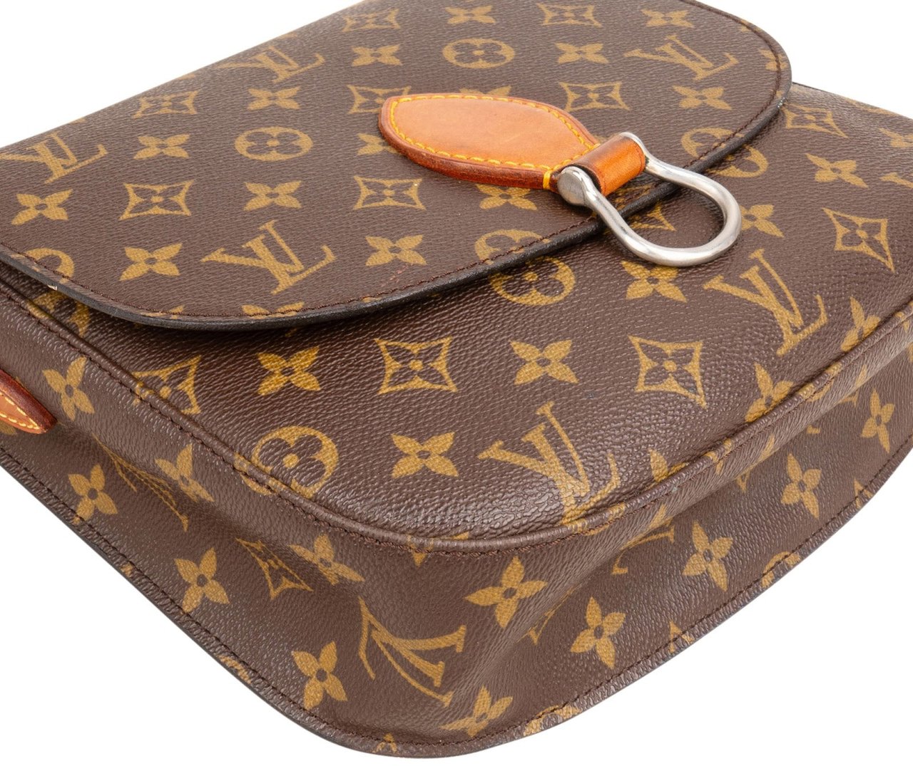 Louis Vuitton Louis Vuitton Monogram Canvas Saint Cloud GM Crossbody Bag Bruin