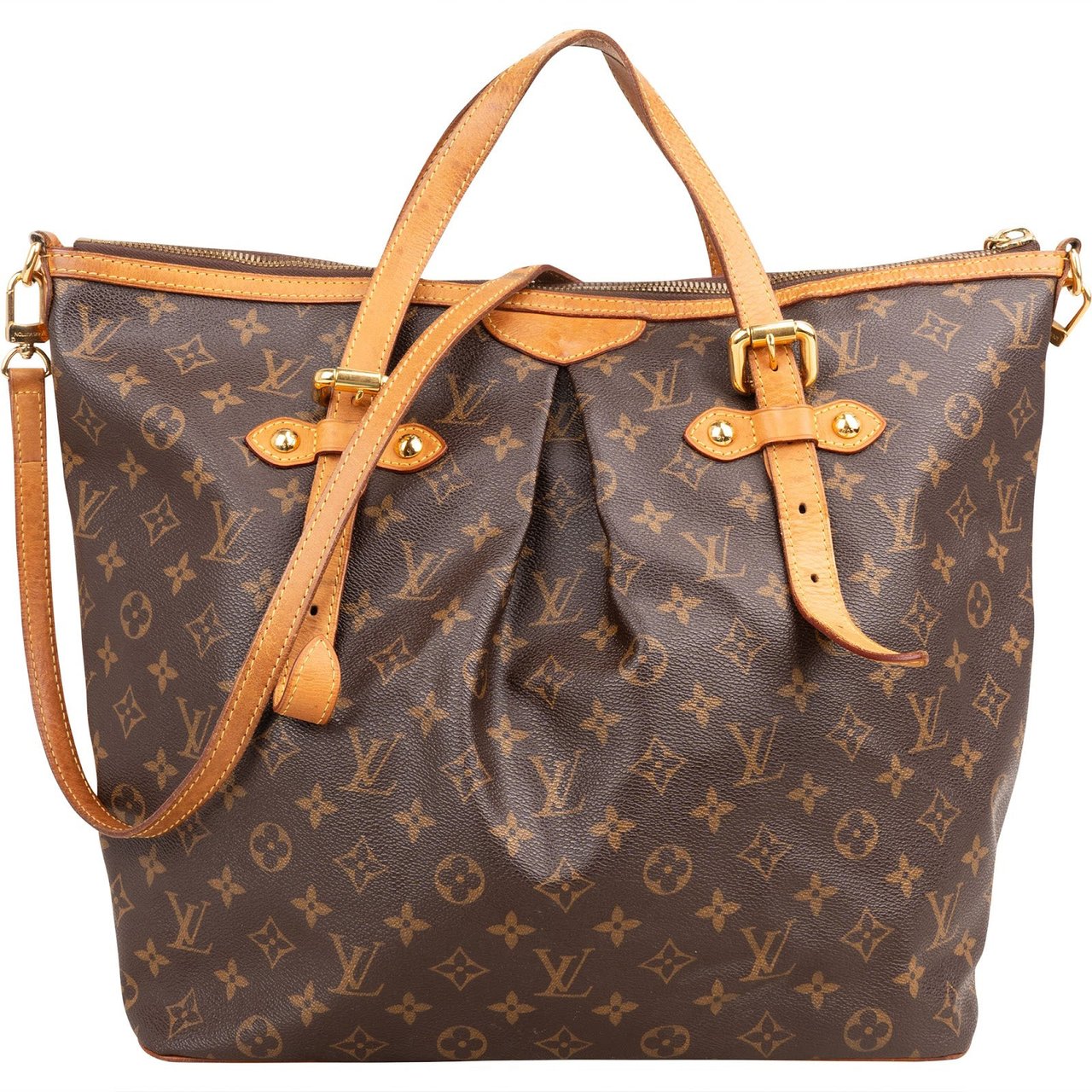 Louis Vuitton Louis Vuitton Monogram Canvas Palermo GM Shoulder Bag Bruin