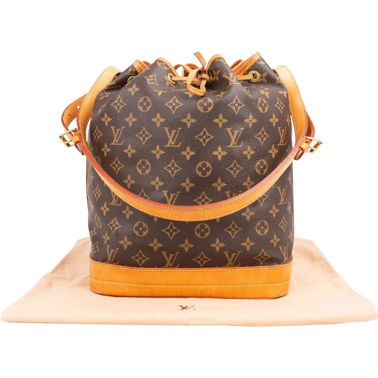 Louis Vuitton Louis Vuitton Monogram Canvas Sac Noé Grande Shoulder Bag Bruin