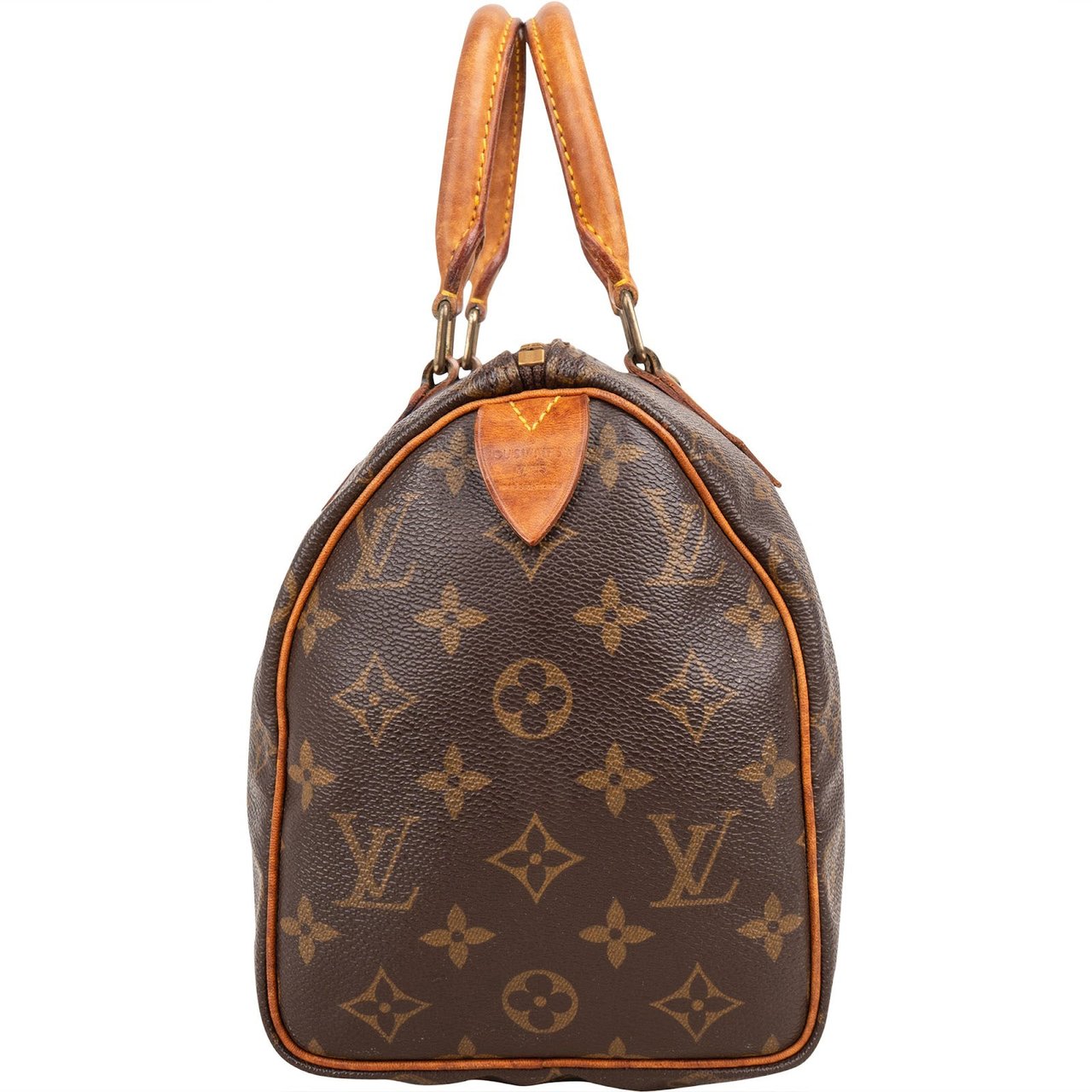 Louis Vuitton Louis Vuitton Monogram Canvas Speedy 25 Handbag Bruin