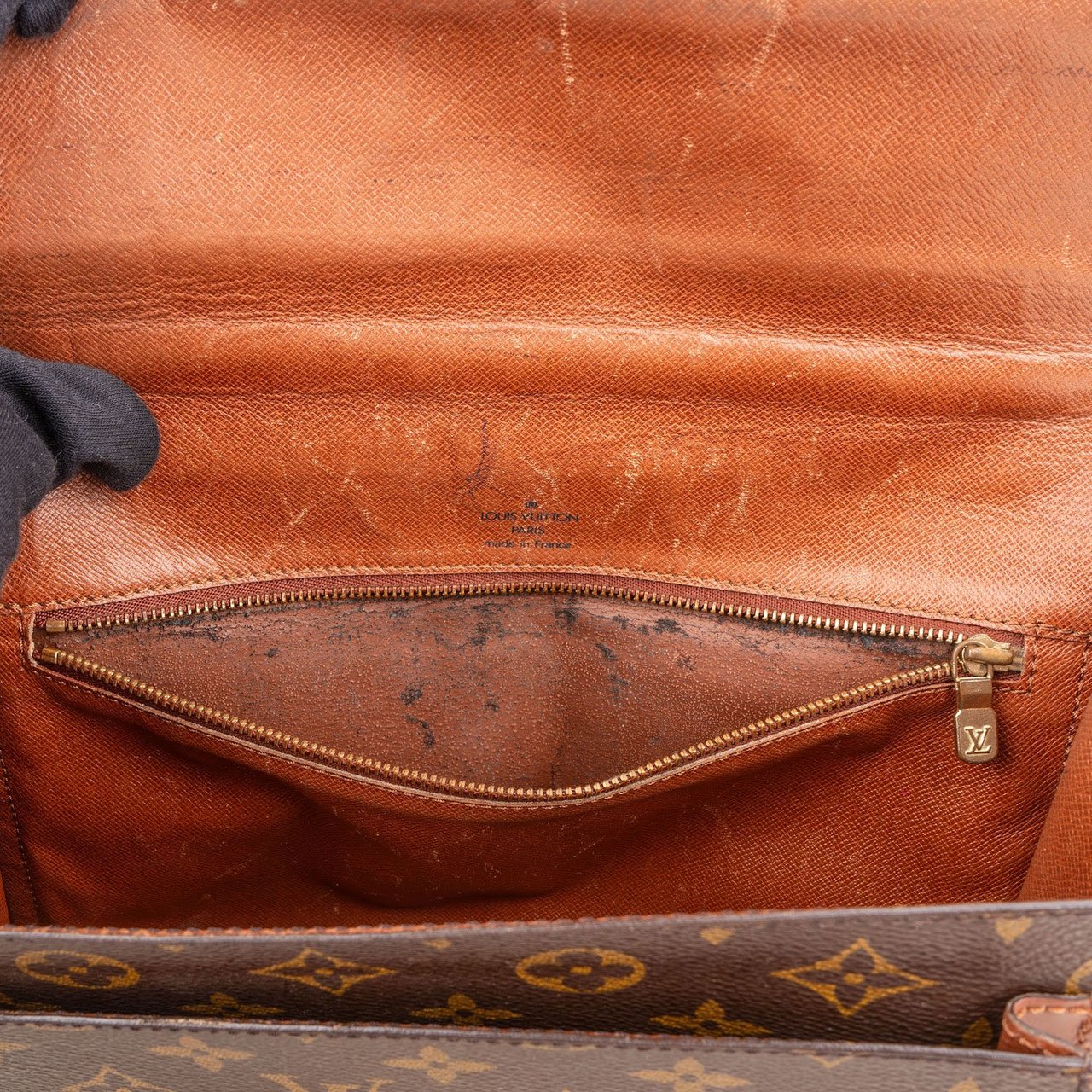 Louis Vuitton Monogram Canvas Monceau Handbag Bruin