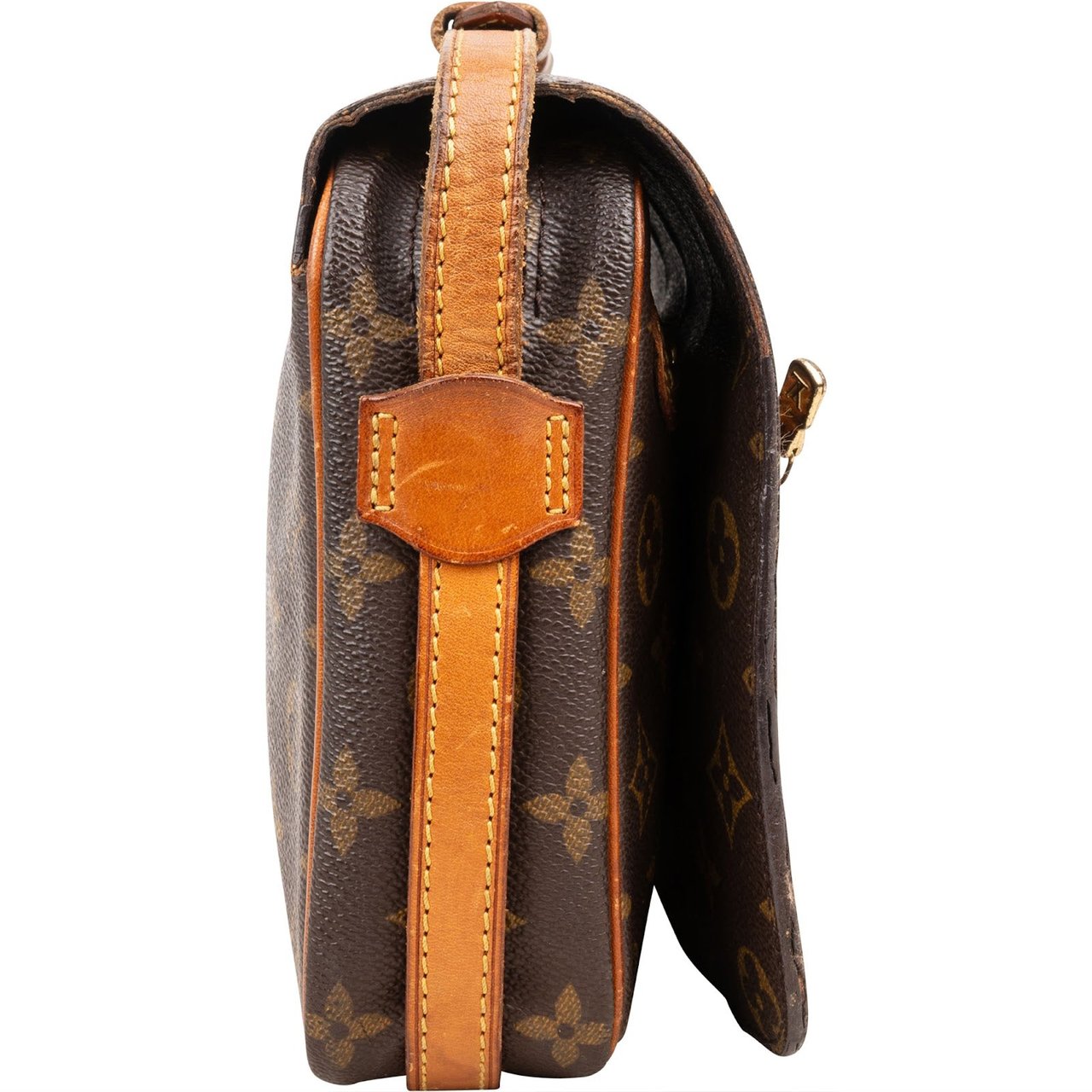 Louis Vuitton Louis Vuitton Canvas Monogram Saint Germain GM Crossbody Bag Bruin