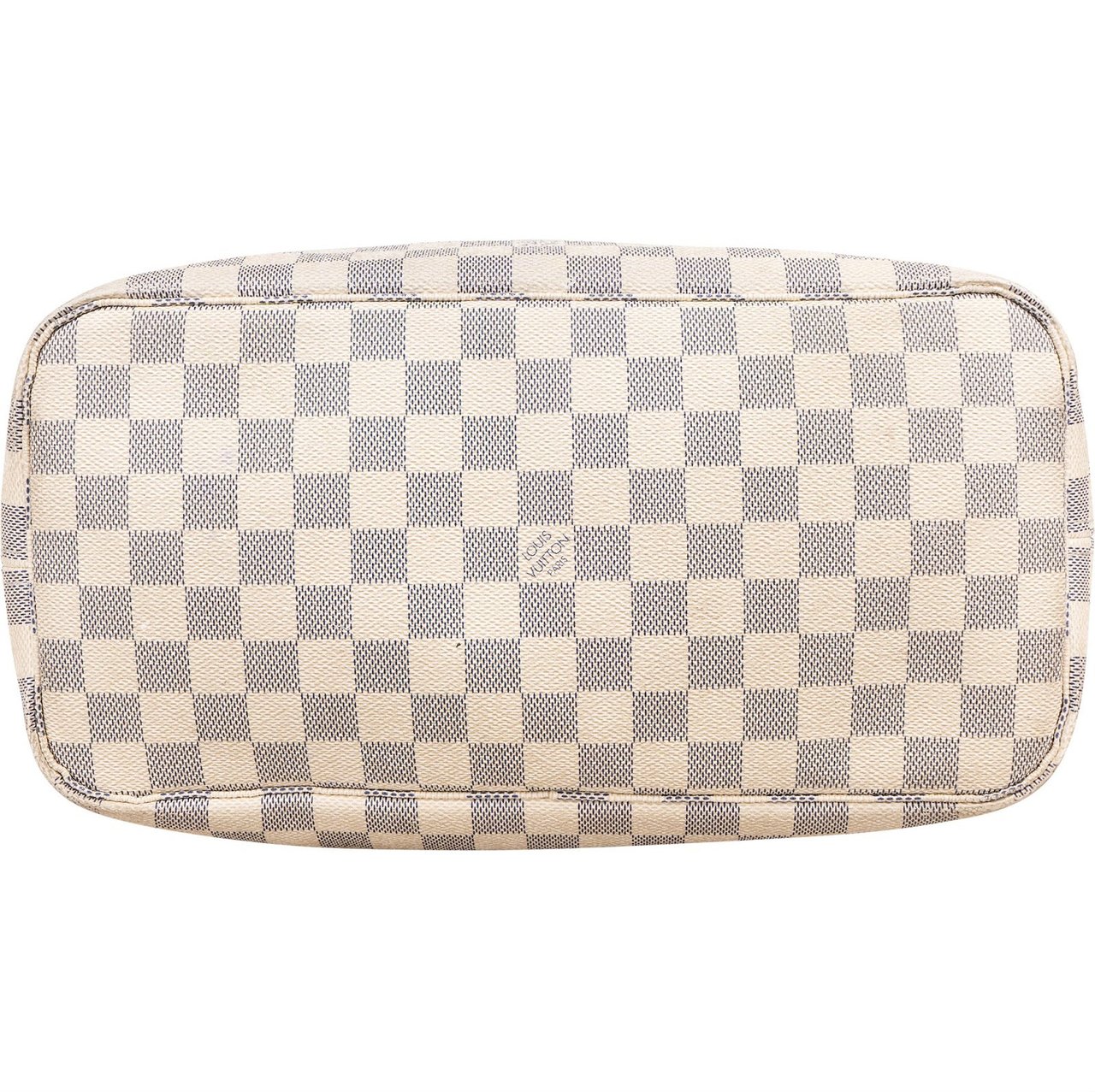 Louis Vuitton Louis Vuitton Monogram Damier Azur Neverfull MM Shoulder Bag Wit