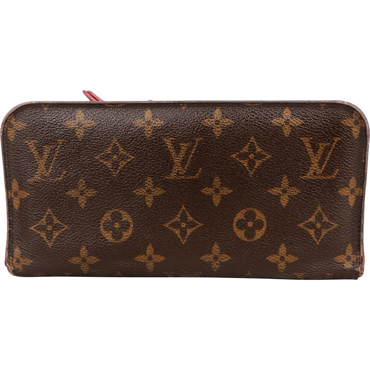 Louis Vuitton Monogram Canvas Zippy Wallet Rood