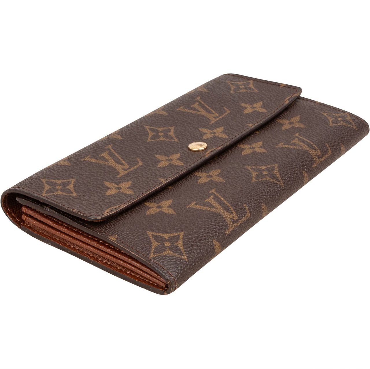 Louis Vuitton Monogram Canvas Sarah Wallet Bruin